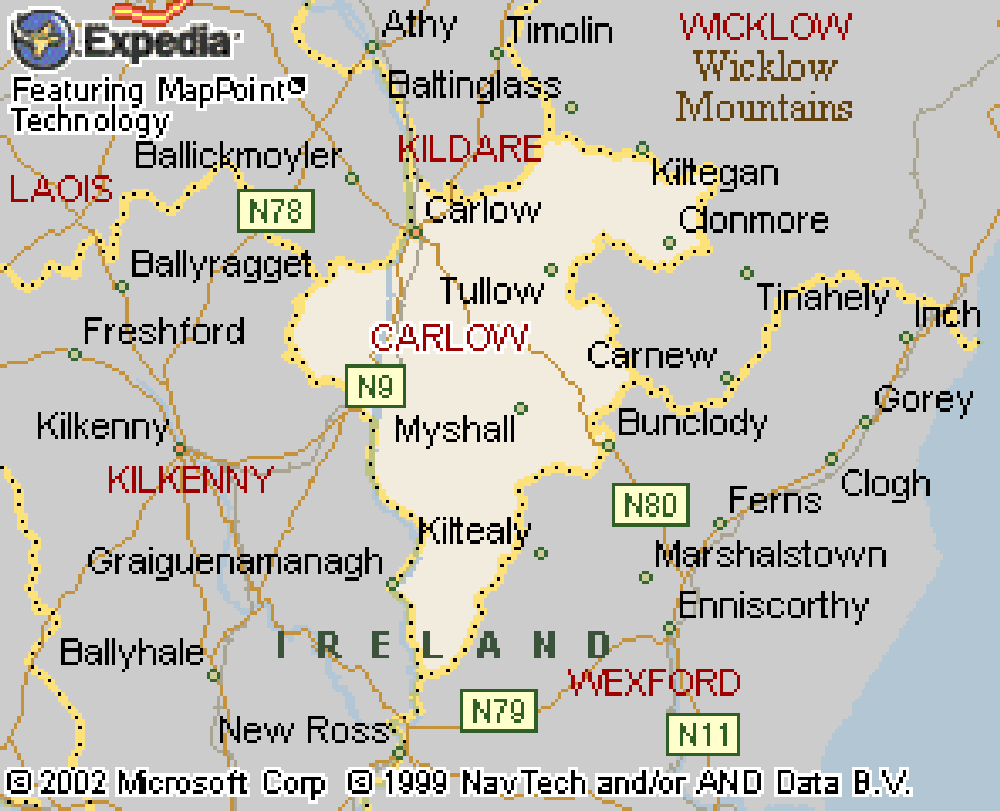 Carlow Town History 1837