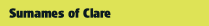 Surnames of Clare.