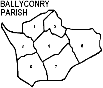 Townlands of Ballyconry Civil Parish