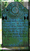 HEADSTONE IN OLDLEIGHLIN CHURCHYARD