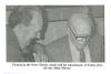 Pictured in the Scots Church: Austin with his schoolmaster of former days, the late Aidan Murray.