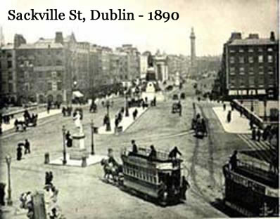 Sackville St, Dublin, 1890